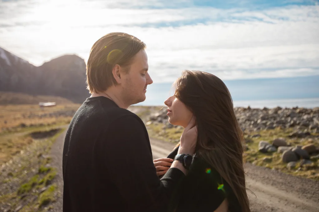 Lofoten photographer. Engagement photosession